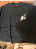 Black Mafia Family Men’s XL Black Cotton Knit BMF Logo Graphic Crew Neck T-Shirt