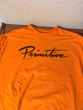 Primitive Skateboarding Men's T-Shirt Graphic Print, Orange, Size 2XL